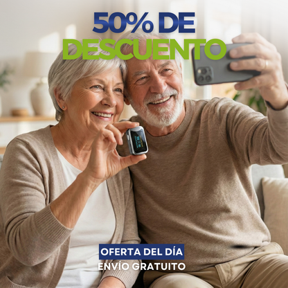Oxímetro de Pulso – Monitor de Oxígeno y Ritmo Cardíaco