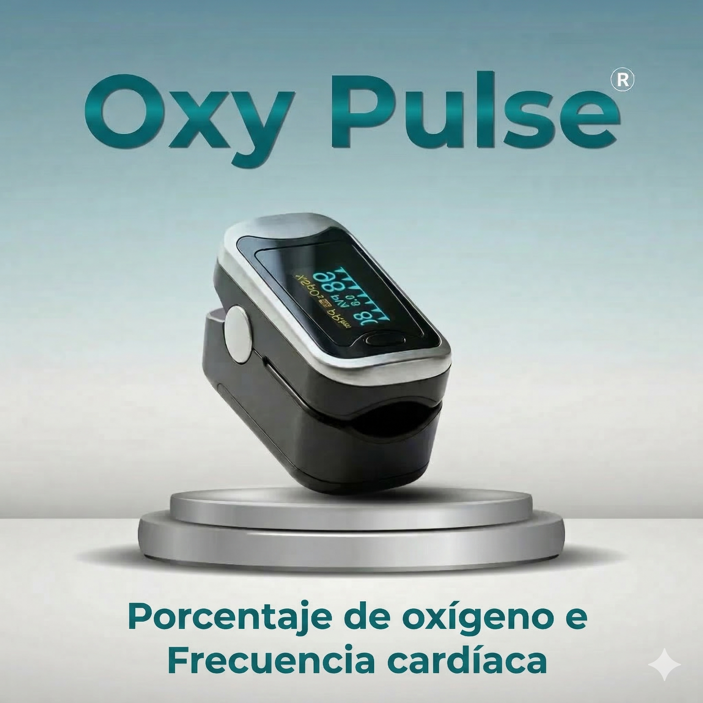 Oxímetro de Pulso – Monitor de Oxígeno y Ritmo Cardíaco